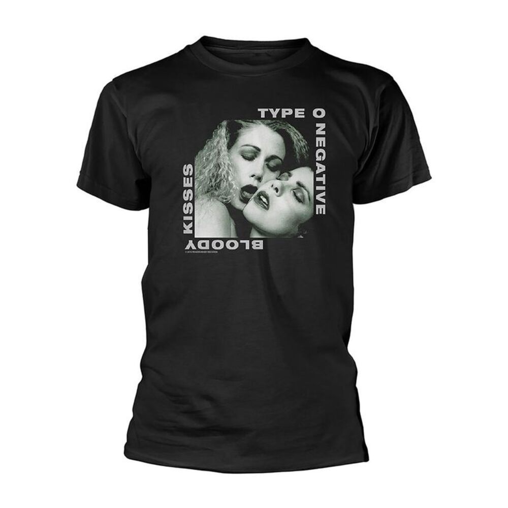 Type O Negative Unisex Adult Bloody Kisses Back Print T-Shirt / Black